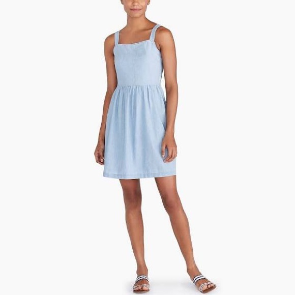 J. Crew Factory Dresses & Skirts - J Crew Factory Chambray Apron Dress NWT